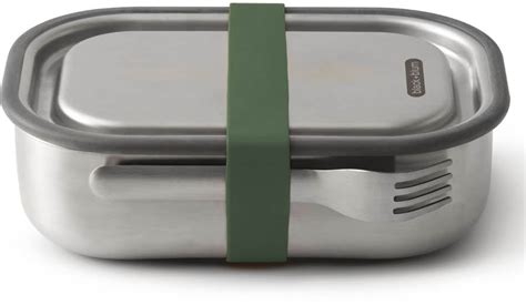 stainless steel lunch box olive black blum|STAINLESS STEEL LUNCH BOX .